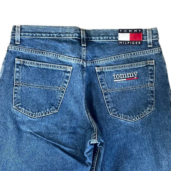 Vintage Y2K Tommy Hilfiger Jeans Women’s Size 13/30 High Waist Straight Leg - Picture 1 of 5